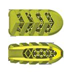 Кейдж міжхребцевий 3D-Ti PEEK опуклий 25х11х16